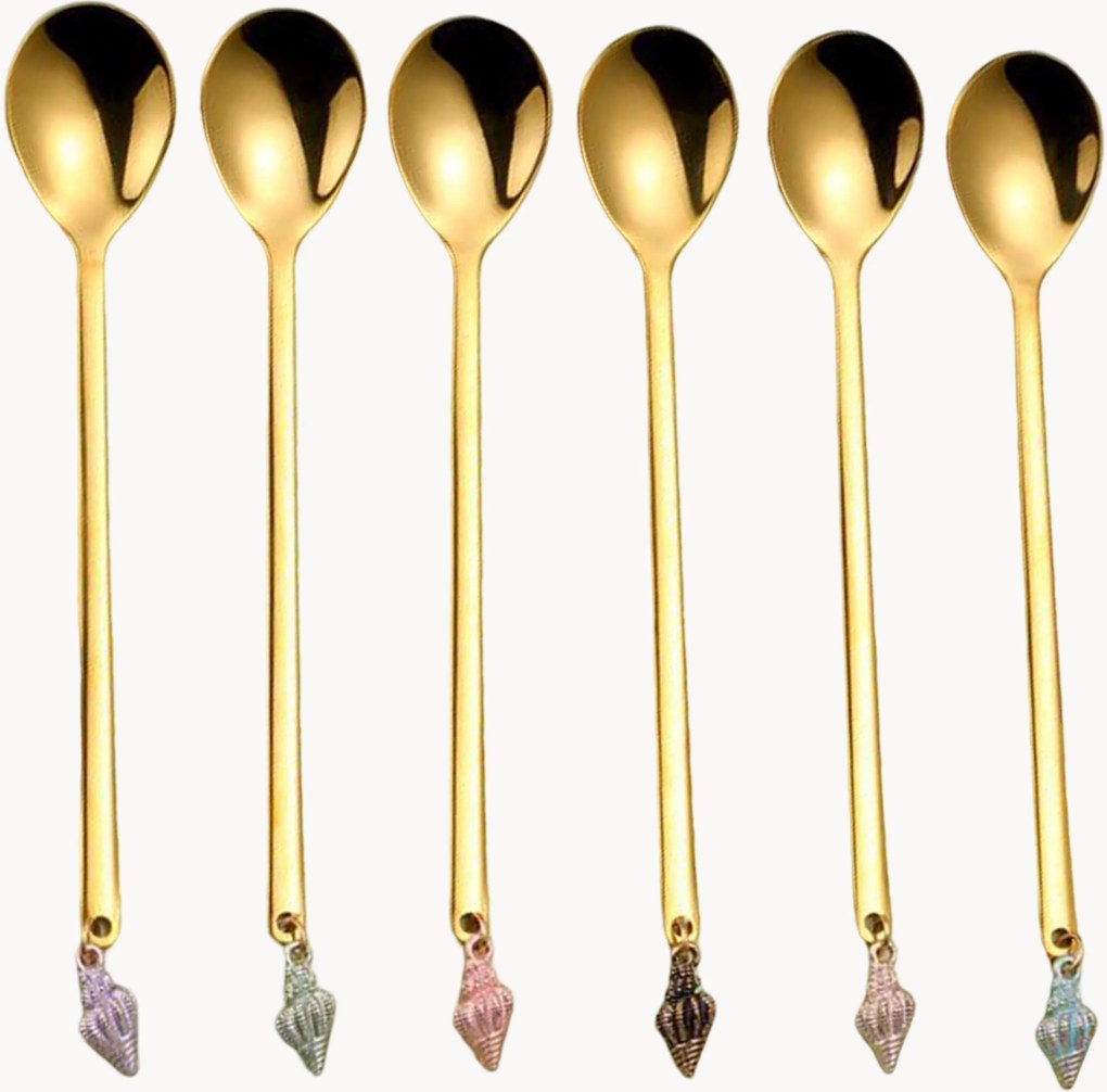 Set di 6 cucchiaini da caffè Aulica