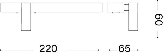 Ideal Lux - Applique a LED BONNE LED/6,5W/230V CRI 90 bianco