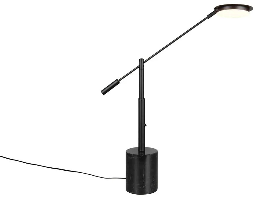 Lampada da tavolo LED nera (altezza totale 65 cm) Fiore – Trio Select