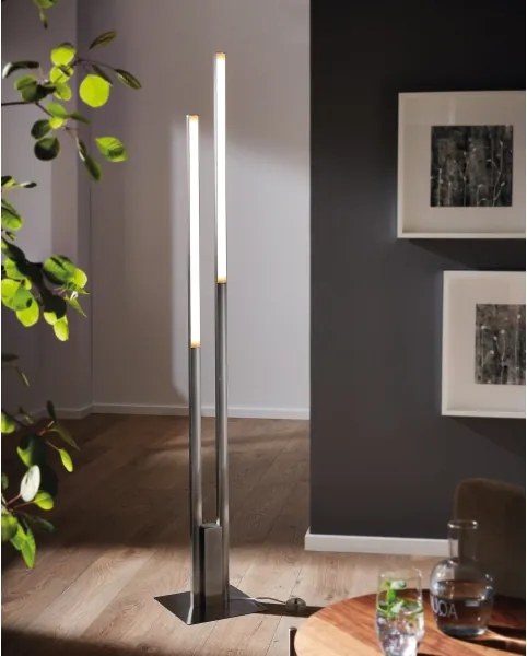 Eglo 55972 - Lampada da terra dimmerabile LED RGBW FRAIOLI-C LED/34W/230V cromo opaco + telecomando