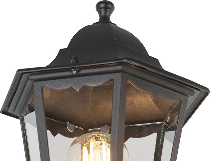 Lanterna da esterno in stile rustico nera IP44 - New Orleans 3