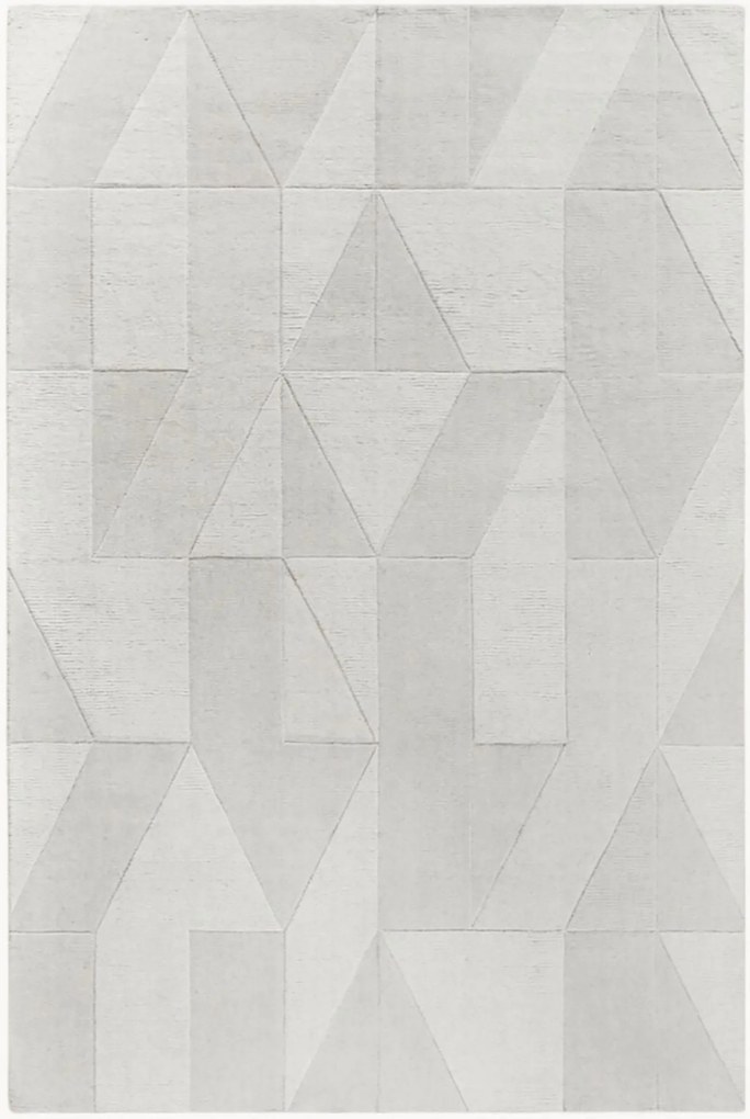 Tappeto in lana con motivo in rilievo Ursule