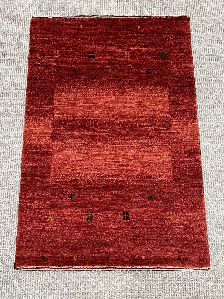 Loribaft Tappeto persiano 60x90 Rosso (Iran) Annodato A Mano