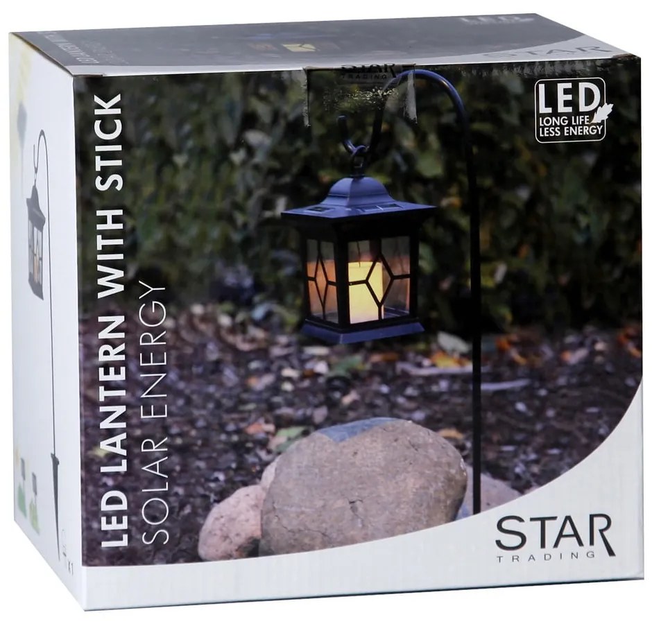 Lanterna solare da giardino a LED, altezza 14,5 cm Milan - Star Trading