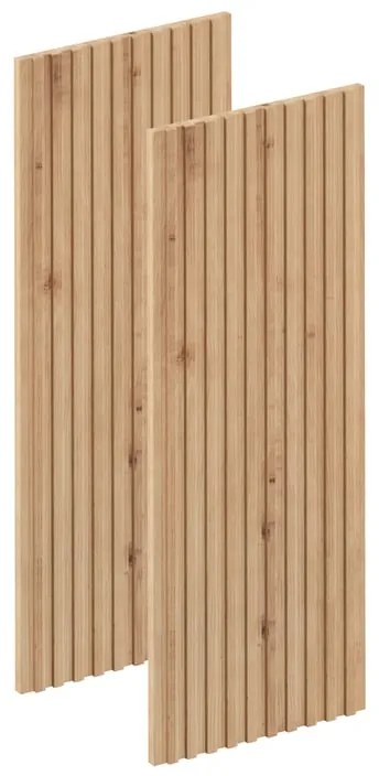 Anta per pensile alto, angolare interno Sapporo L 29.7 x  H 76.5 cm marrone opaco