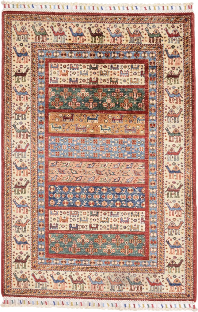 Samarkand Tappeto orientale 100x150 (Pakistan) Annodato A Mano