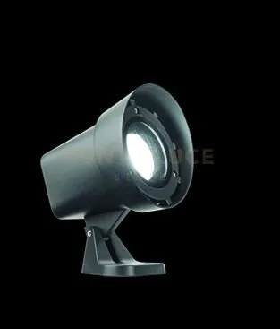 Spot guru gu10 nero  h.20cm orientabile 1 luce attacco gu11
