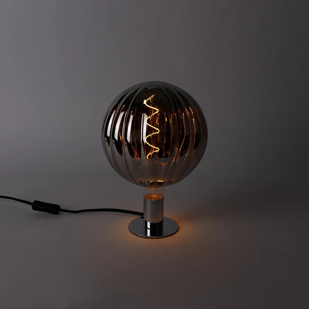 Lampadina LED dimmerabile E27 G200 fumé 4W 40lm 2200K