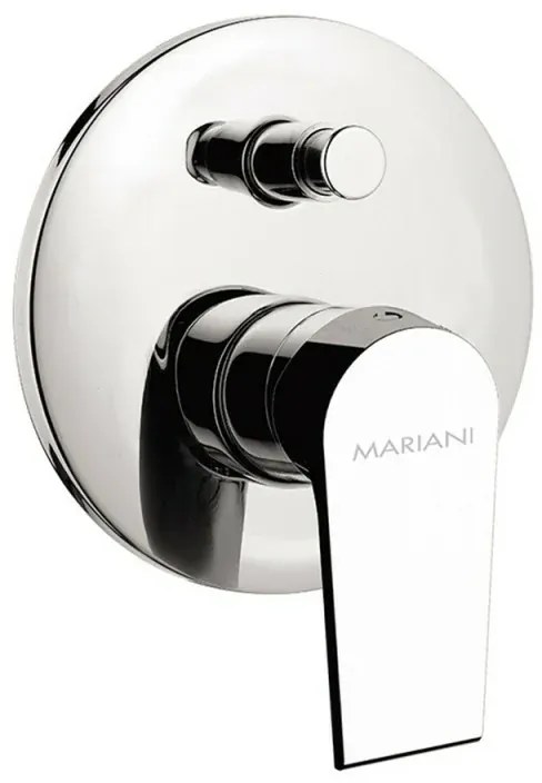 Set miscelatori lavabo bidet e doccia incasso cromato Mariani Artic