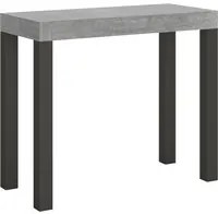 Consolle Allungabile 90-196x40x77 cm in Nobilitato Grigio