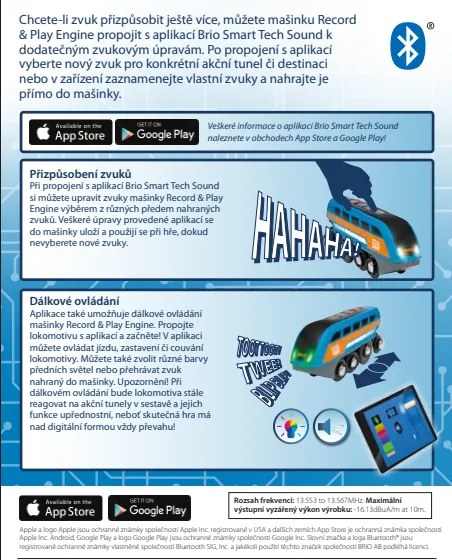 Brio - Locomotiva di registrazione Smart Tech Sound