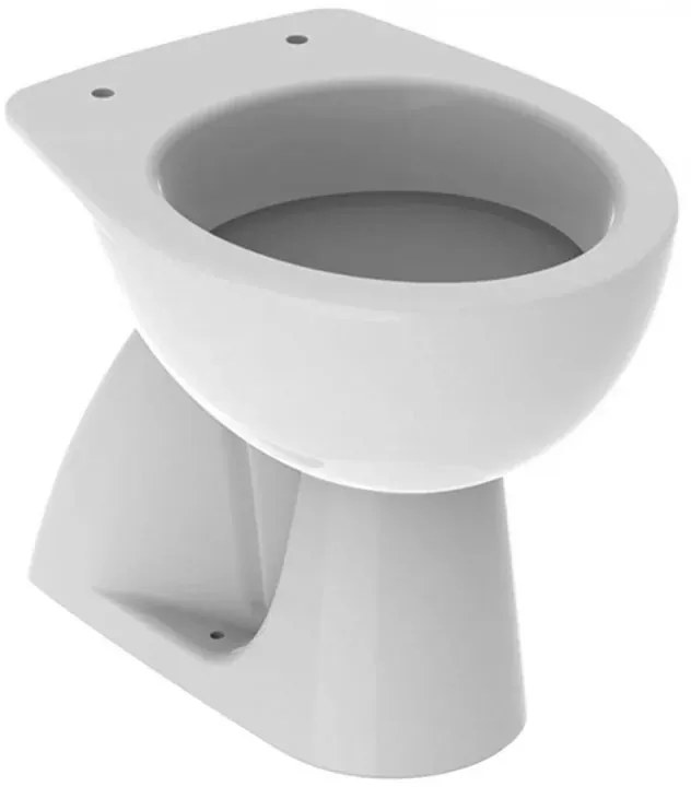 Sanitari tradizionali Geberit con scarico a terra e copriwc Colibrì