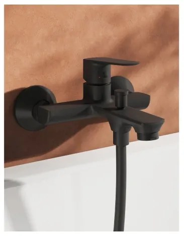 Ravak X070479 - Miscelatore per vasca LIFE nero