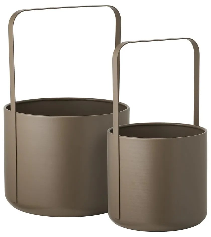 Set di coprivaso in metallo 2 pz ø 24,5 cm Tule – House Nordic