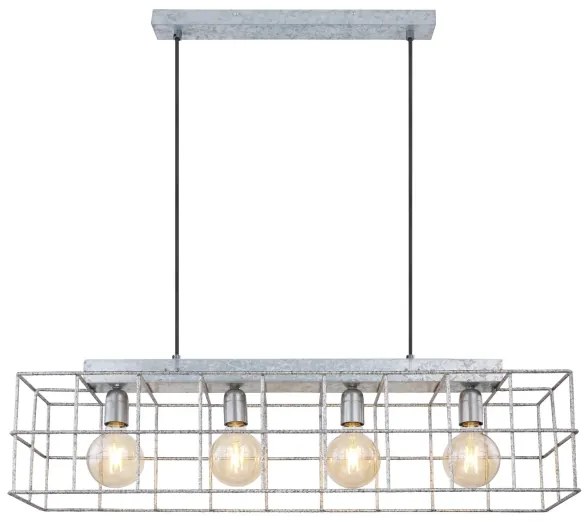 Globo 15530Z-4H - Lampadario a sospensione con filo MERRIL 4xE27/60W/230V