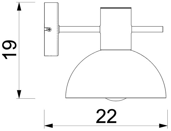 Applique ESTATE MINI 1xE27/15W/230V verde