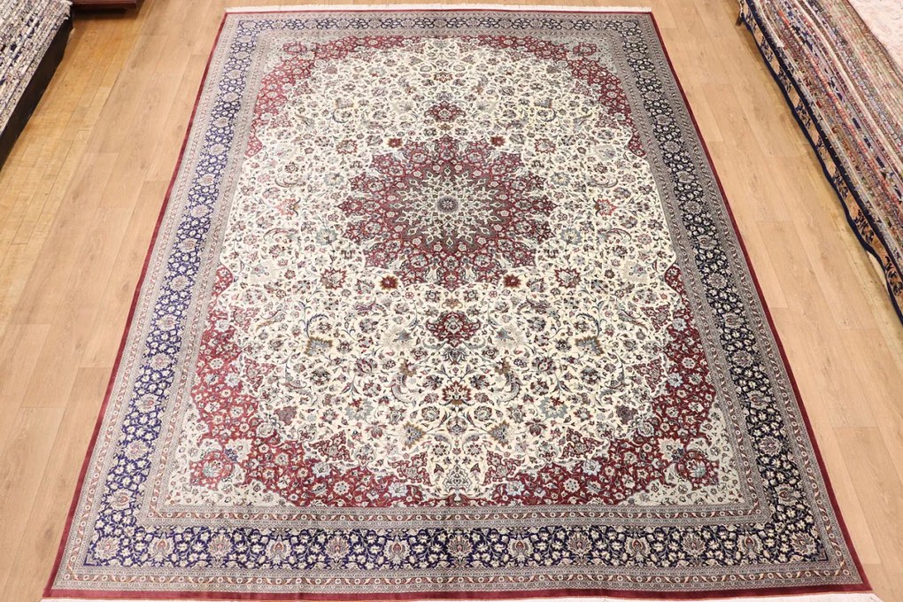 Ghom Tappeto 300 x 400 (Iran) Annodato A Mano