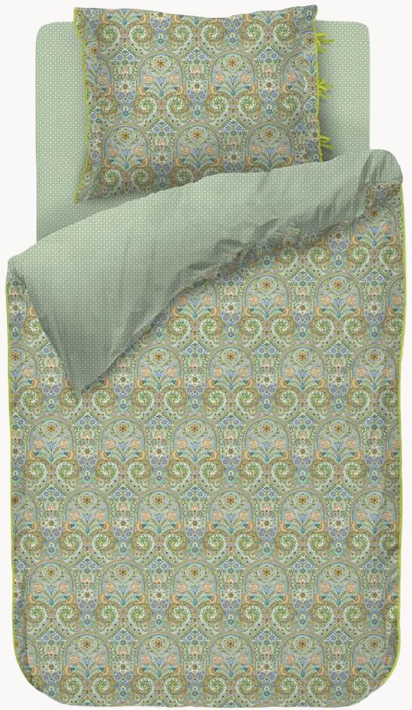 Set di biancheria da letto in raso di cotone Kikoy