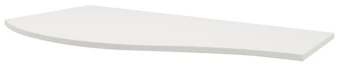 Top per lavabo Vague BADEN HAUS L 103 x H 1.6 x P 51 cm bianco mdf, dx