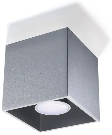 Sollux SL.0024 - Faretto QUAD 1 1xGU10/10W/230V grigio