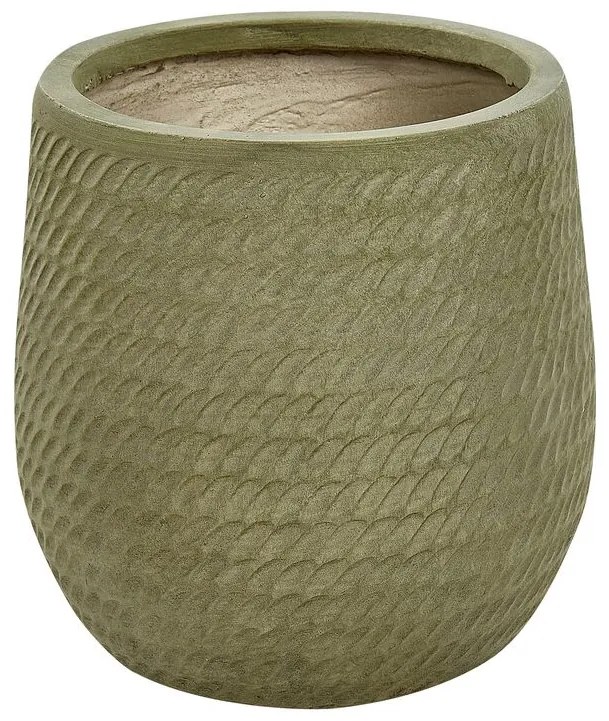 Vaso per piante verde ⌀ 27 cm LIVADIA Beliani