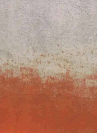 Élitis Carta da parati panoramica Sirtaki - Orange/ Weiß