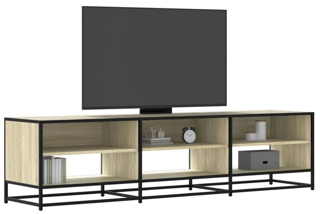 Mobile Porta Tv Rovere Sonoma 180x40x46 Cm İn Truciolato /