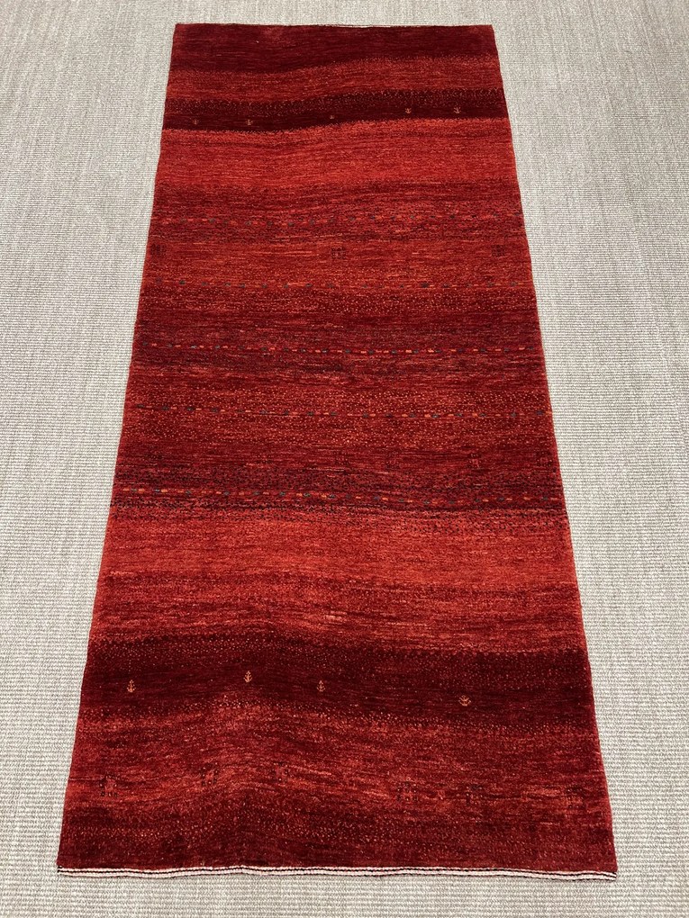 Loribaft Tappeto persiano 220x100 Rosso (Iran) Annodato A Mano