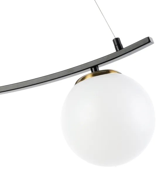 ONLI - Lampadario a sospensione con filo TRIO 3xE14/6W/230V nero