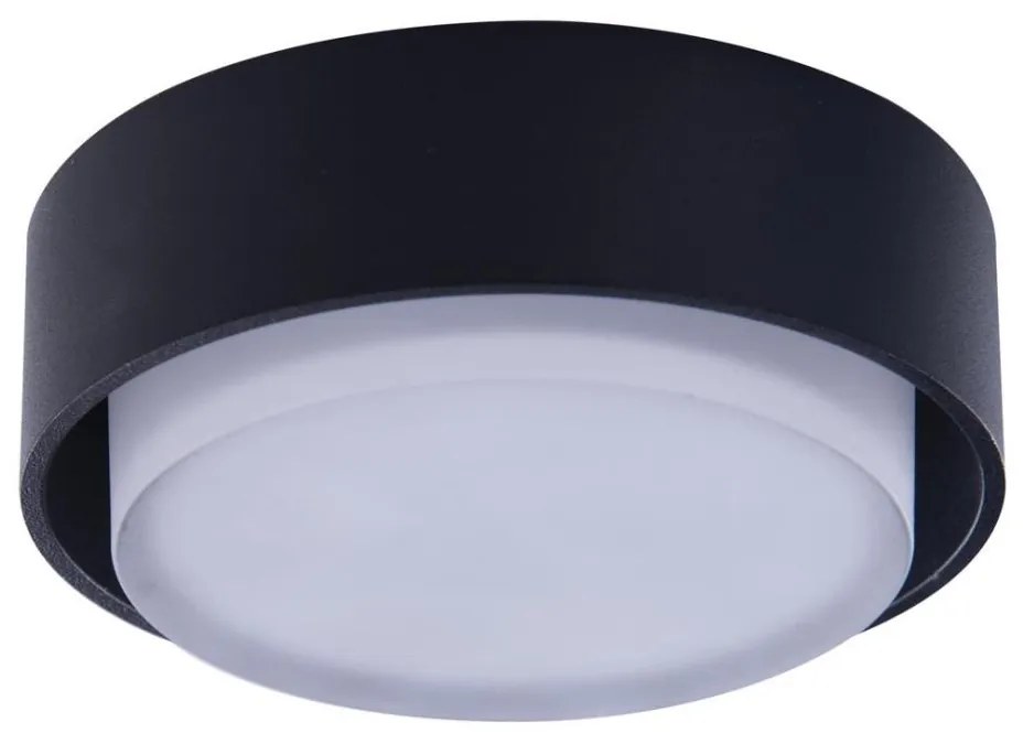 Azzardo AZ4389 - Lampada da incasso a LED per bagno KASTORIA 7W/230V IP44 nero