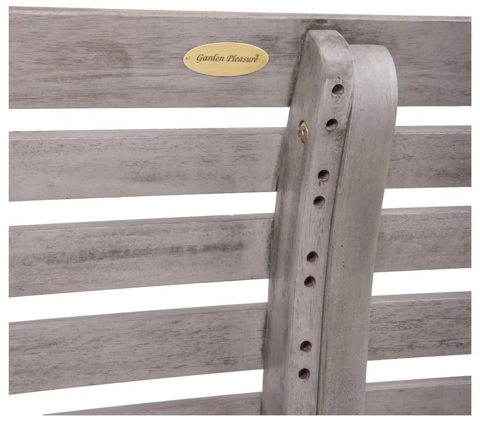 Panchina da giardino in legno grigio Mandalay - Garden Pleasure