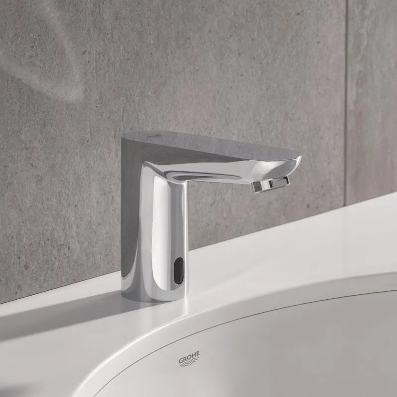 Rubinetto per lavabo a canna bassa Eureco cromato lucido GROHE H 11 cm