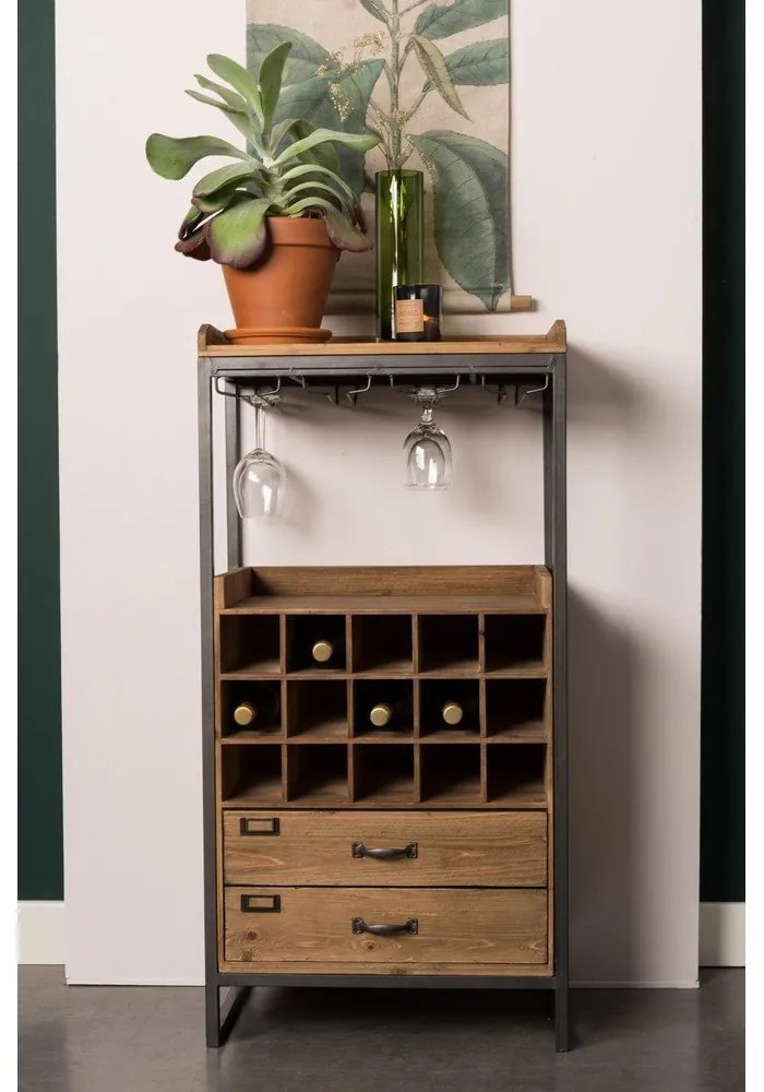 Armadio per vini in legno di abete Edgar - White Label