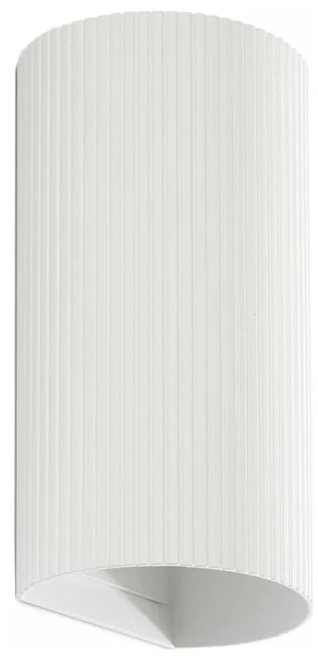 FARO 40542 - Applique SOLE 2xGU10/8W/230V bianco ondulato arrotondato