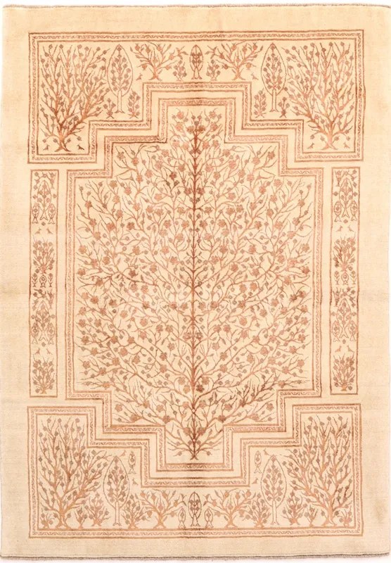 Neo Tappeto orientale 240x170 Beige (Indian) Realizzato A Mano