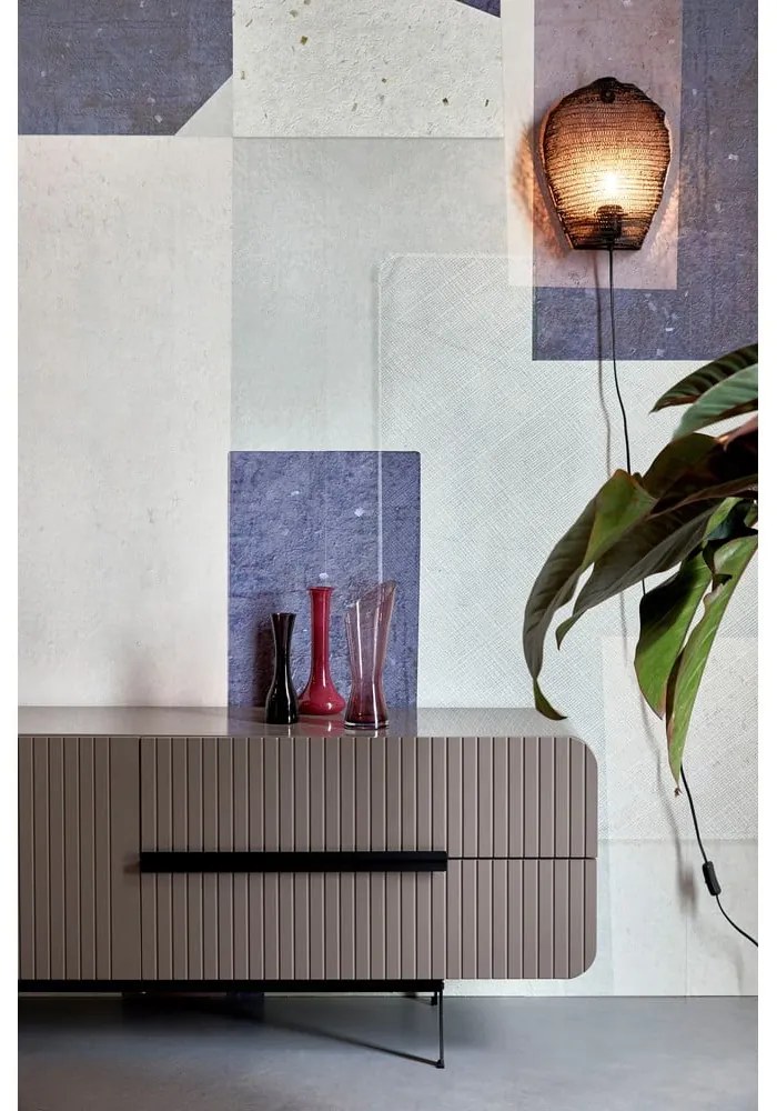 Lampada da parete nera Lena - White Label