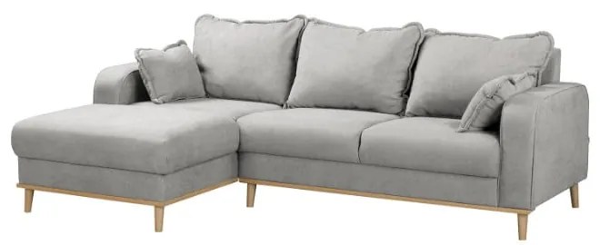 Divano angolare grigio chiaro (angolo sinistro) Beata - Ropez