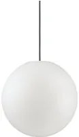 Sospensione Moderna Sole Alluminio Bianco 1 Luce E27 D30Cm