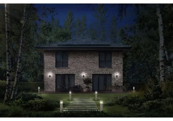 Ledvance - Applique da esterno con sensore EBRO 1xE27/20W/230V IP44