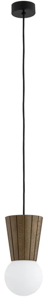 Argon 8952 - Lampada a sospensione da bagno su cavo VOLANTE 1xG9/6W/230V IP44 marrone