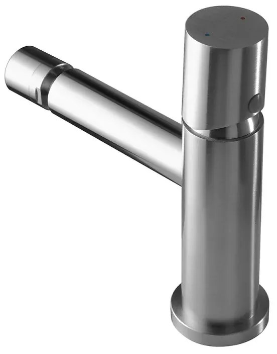 Miscelatore bidet satinato senza leva in acciaio inox Gemini