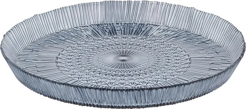 Piatto da portata in vetro blu ø 30 cm Kusintha - Bitz