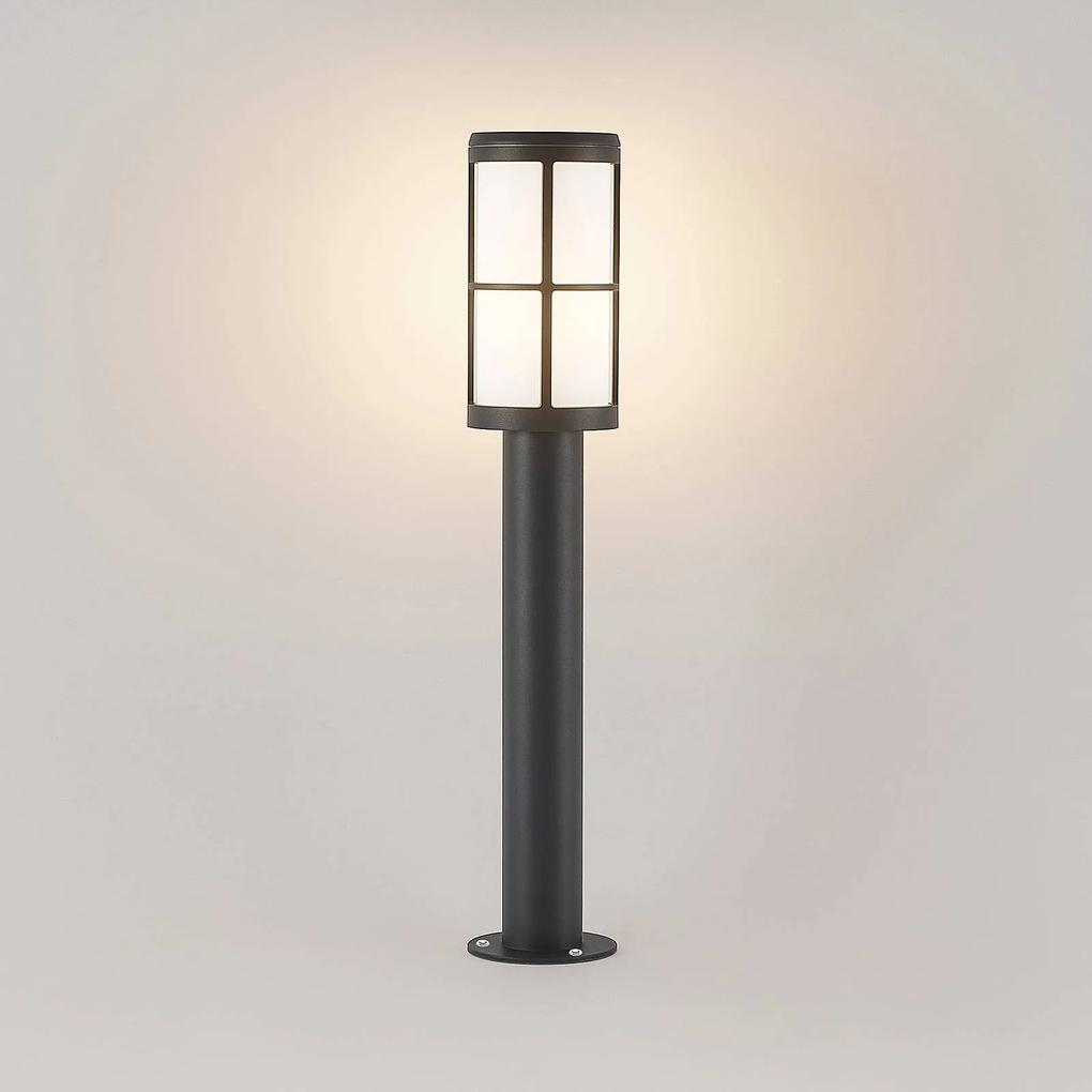 Lucande Kelini lampione, 65 cm, grigio scuro