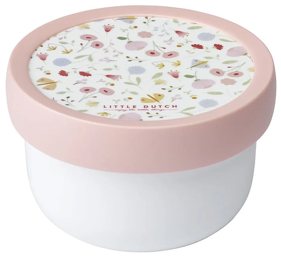 Scatola per la merenda dei bambini con forchetta Flowers &amp; butterflies - Mepal