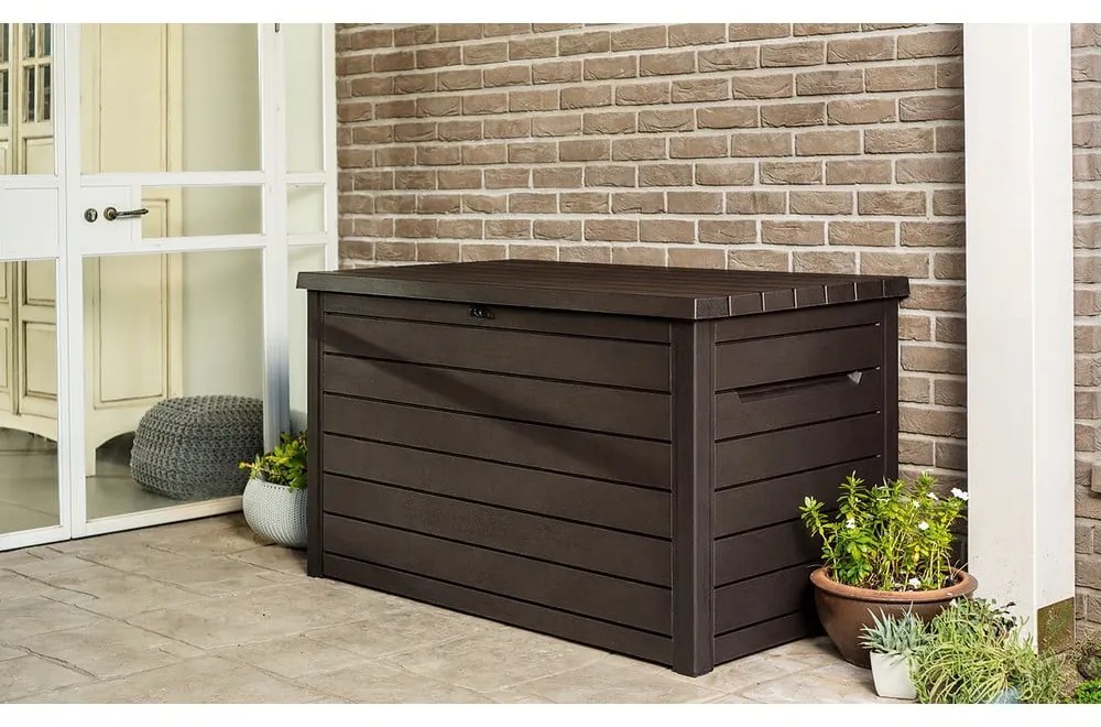 Contenitore da giardino in plastica marrone Ontario - Keter