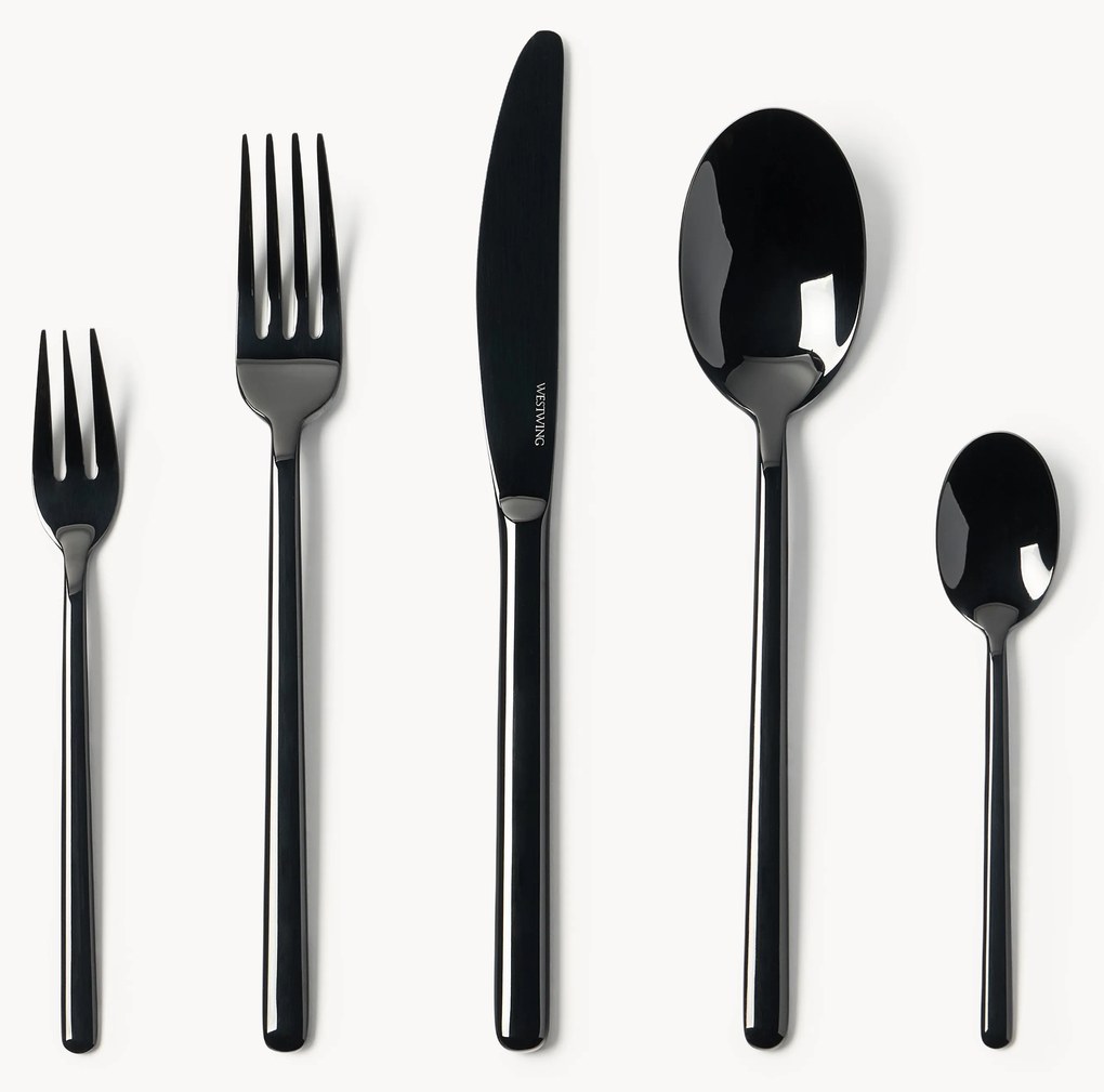 Set di posate lucide Loretta, varie misure