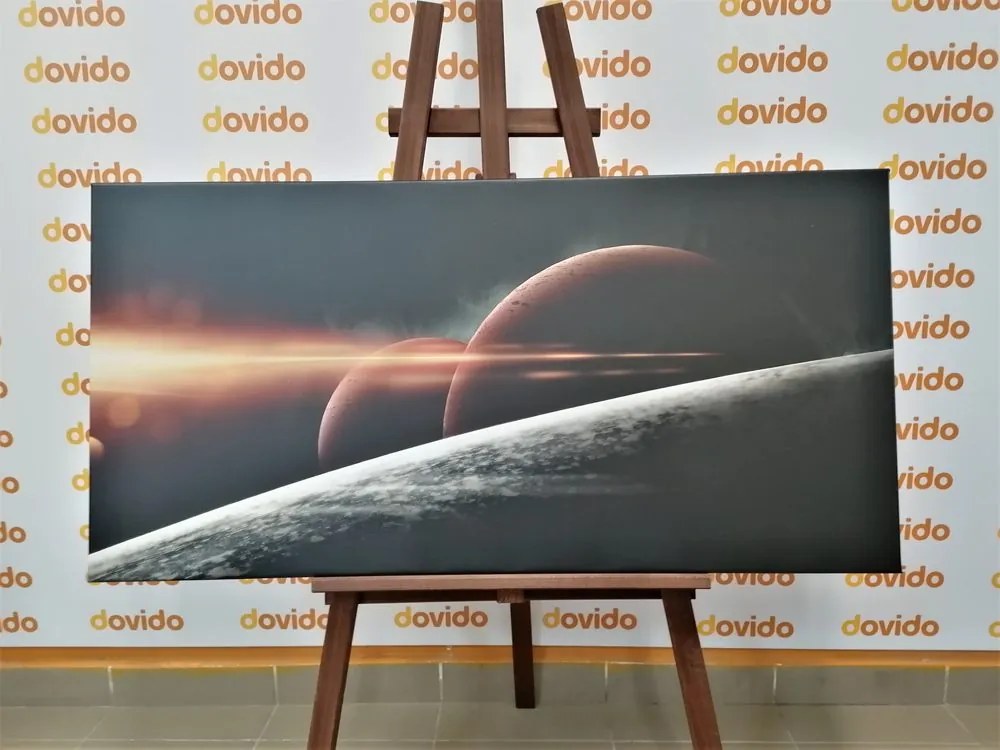 Quadro su tela – Pianeti nella galassia