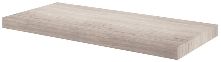 Top per lavabo Neo SENSEA L 106 x H 5.8 x P 48.5 cm beige stratificato, effetto pietra naturale