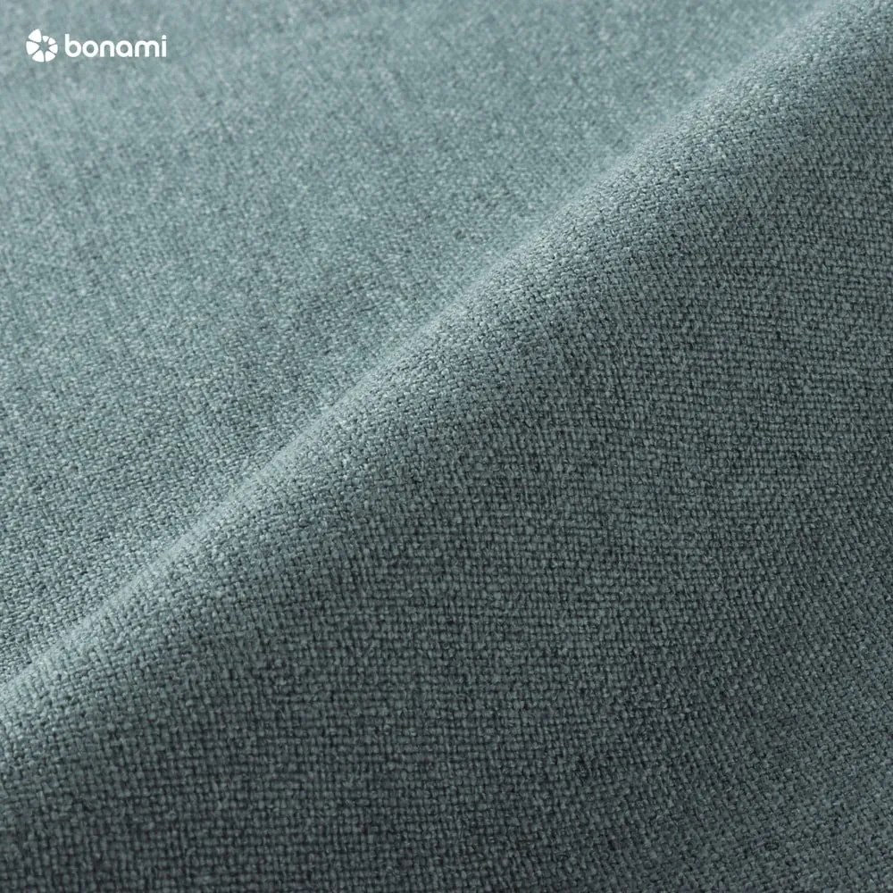 Letto matrimoniale imbottito blu polveroso con contenitore con rete inclusa 180x200 cm Mattis – Meise Möbel