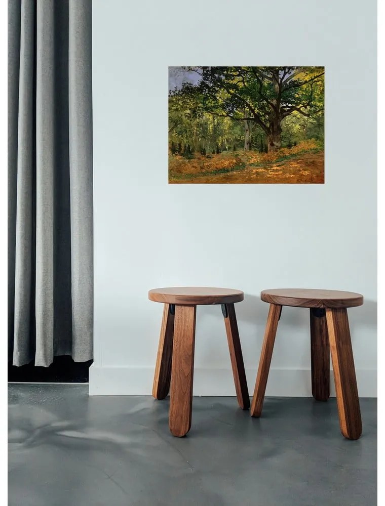 Riproduzione di un dipinto , 70 x 50 cm Claude Monet - The Bodmer Oak, Fontainebleau Forest - Fedkolor